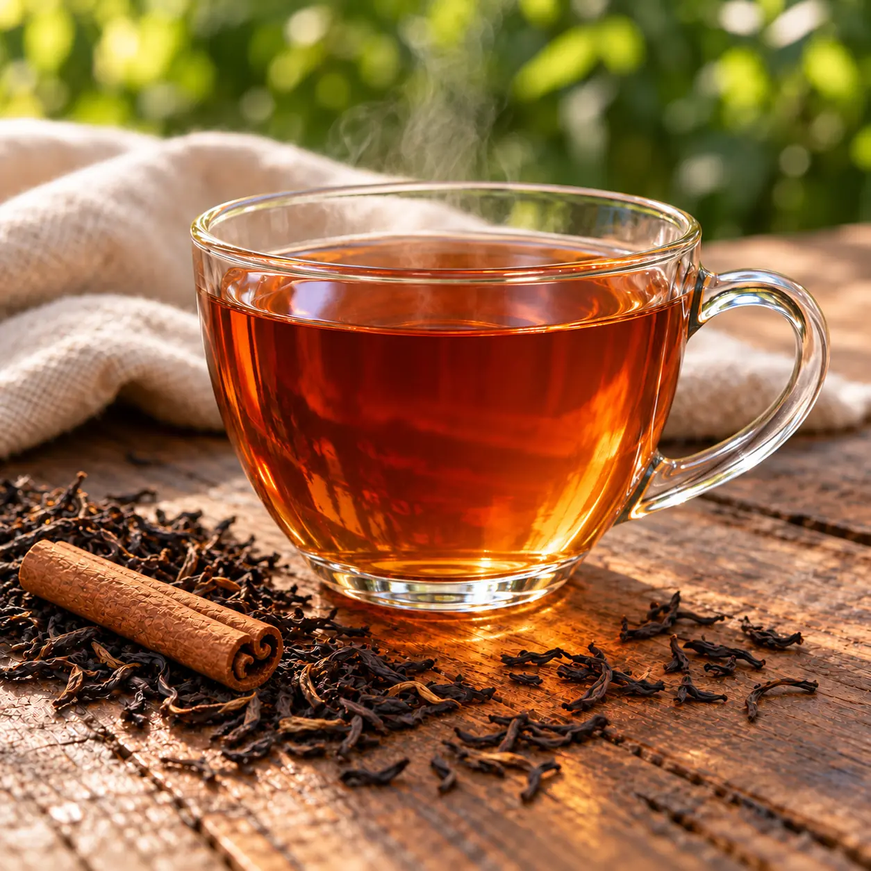 Chá com canela